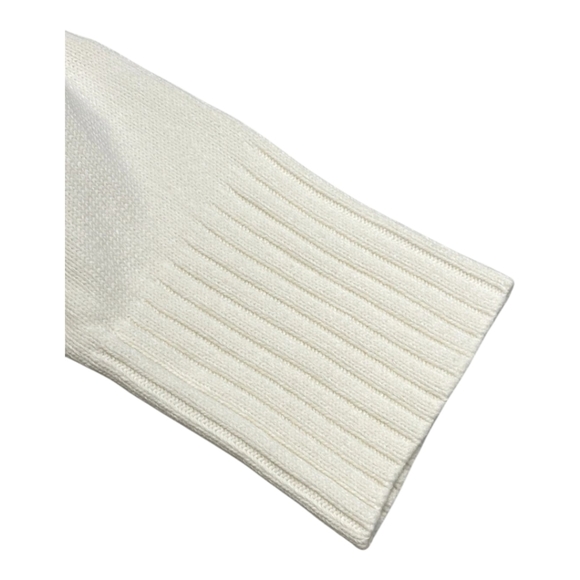 Barbour Womens Sweater Cloud White Size 12 Serena High Neck Jumper Pullover - Picture 4 of 16